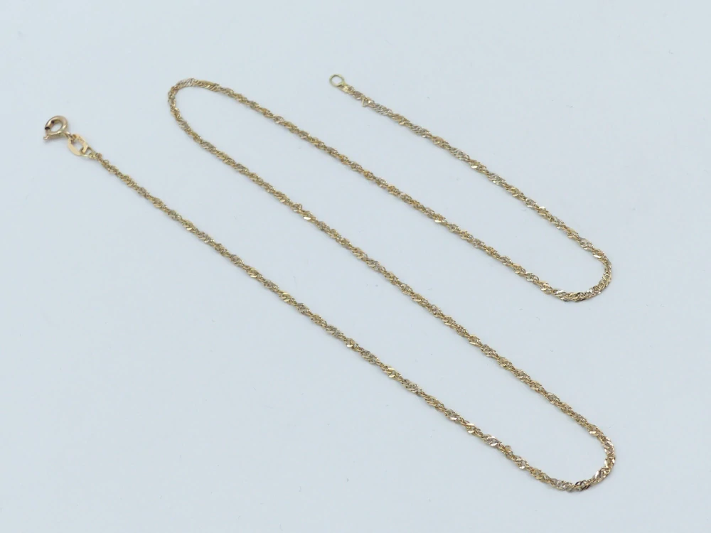 Zlatý řetízek 1,75g délka 42,5 cm