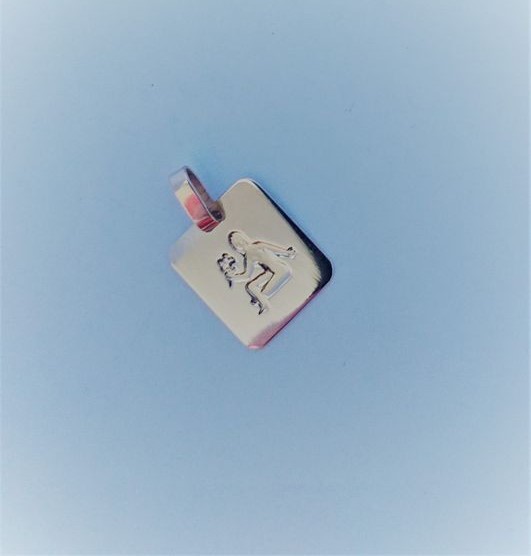 Zlatý přívěsek 2,20g Panna