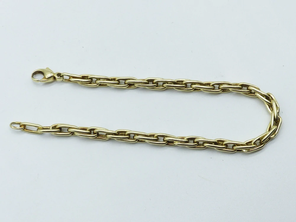 Zlatý náramek 15,40g délka 19,5 cm