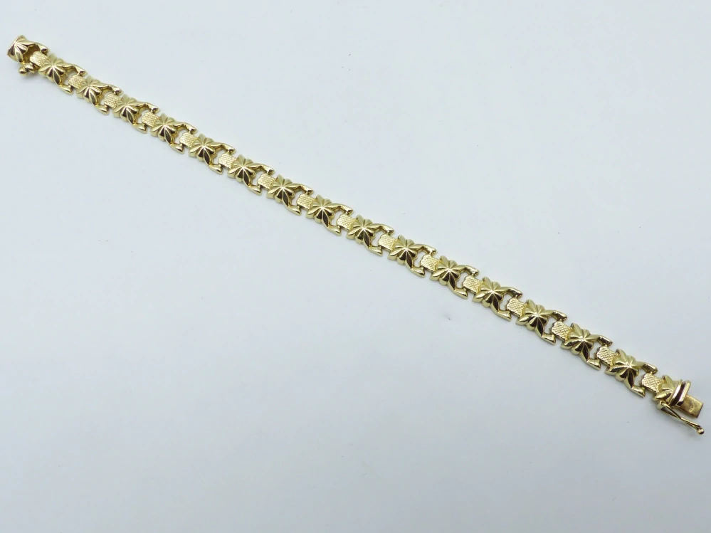 Zlatý náramek 12,05g délka 18,5 cm
