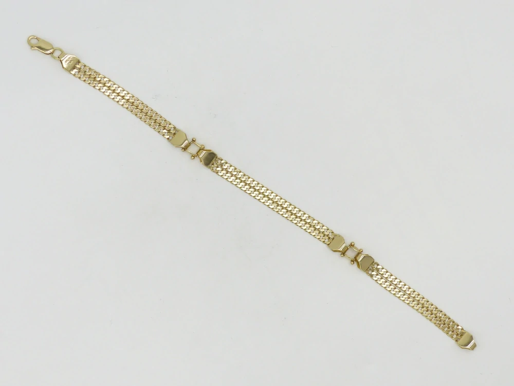 Zlatý náramek 9,00g délka 18,5 cm