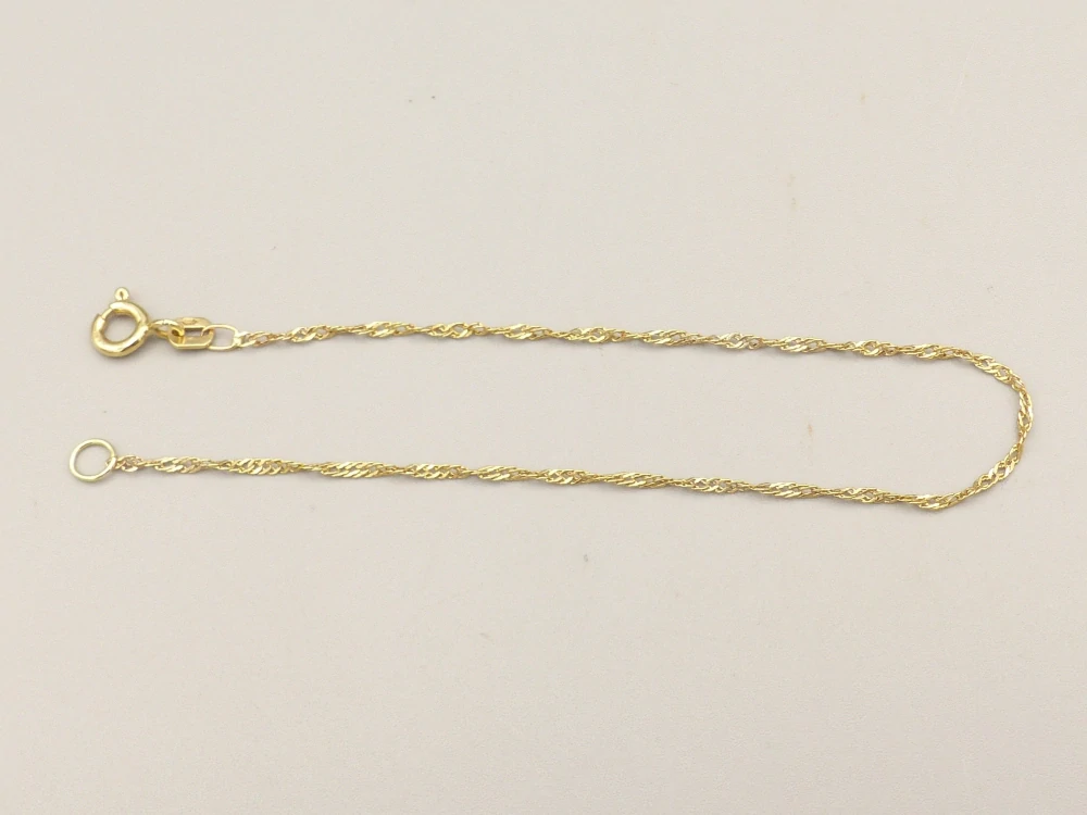 Zlatý náramek 0,70g délka 17,5 cm