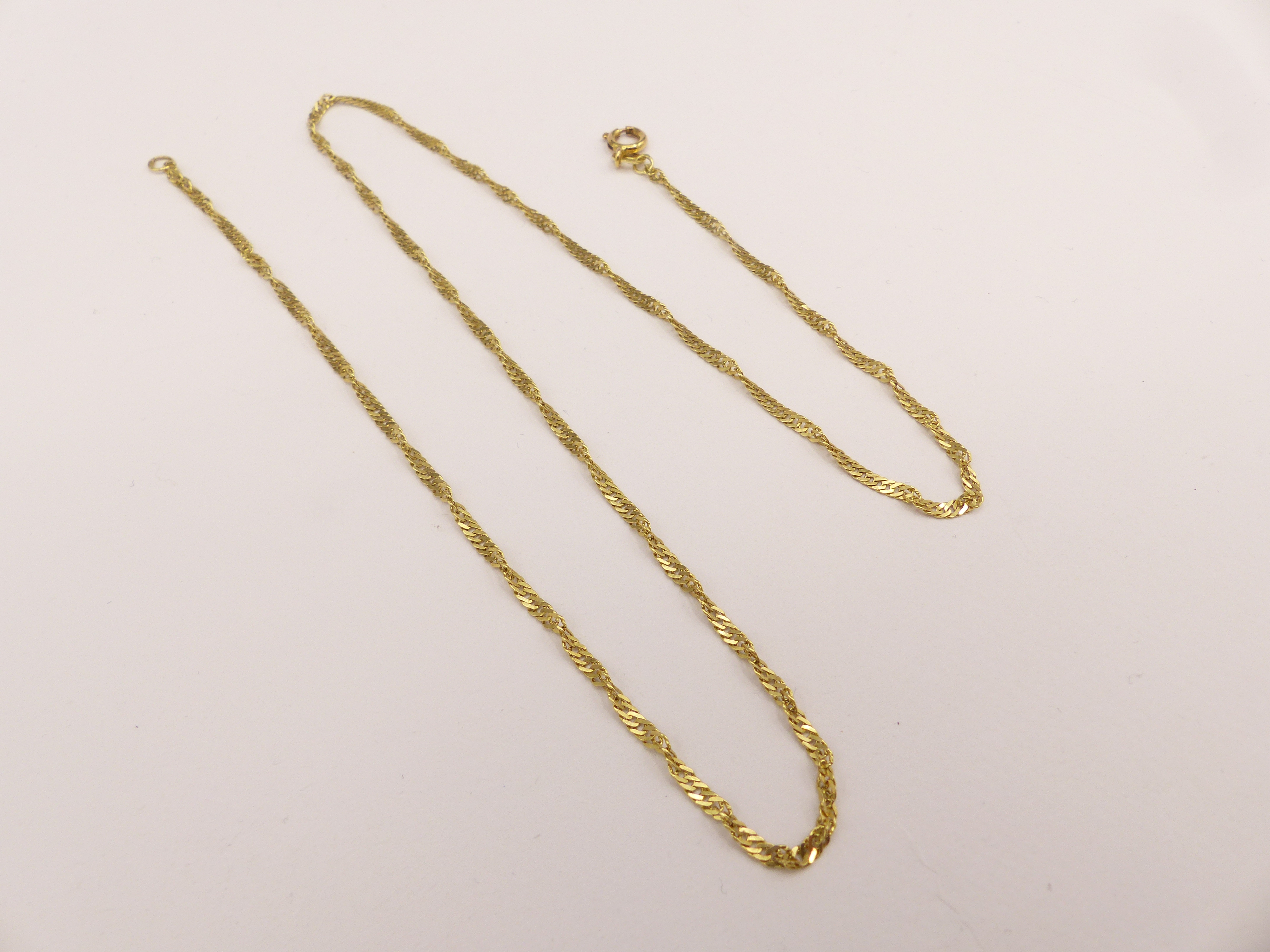 Zlatý řetízek 3,00g, délka 46,5cm
