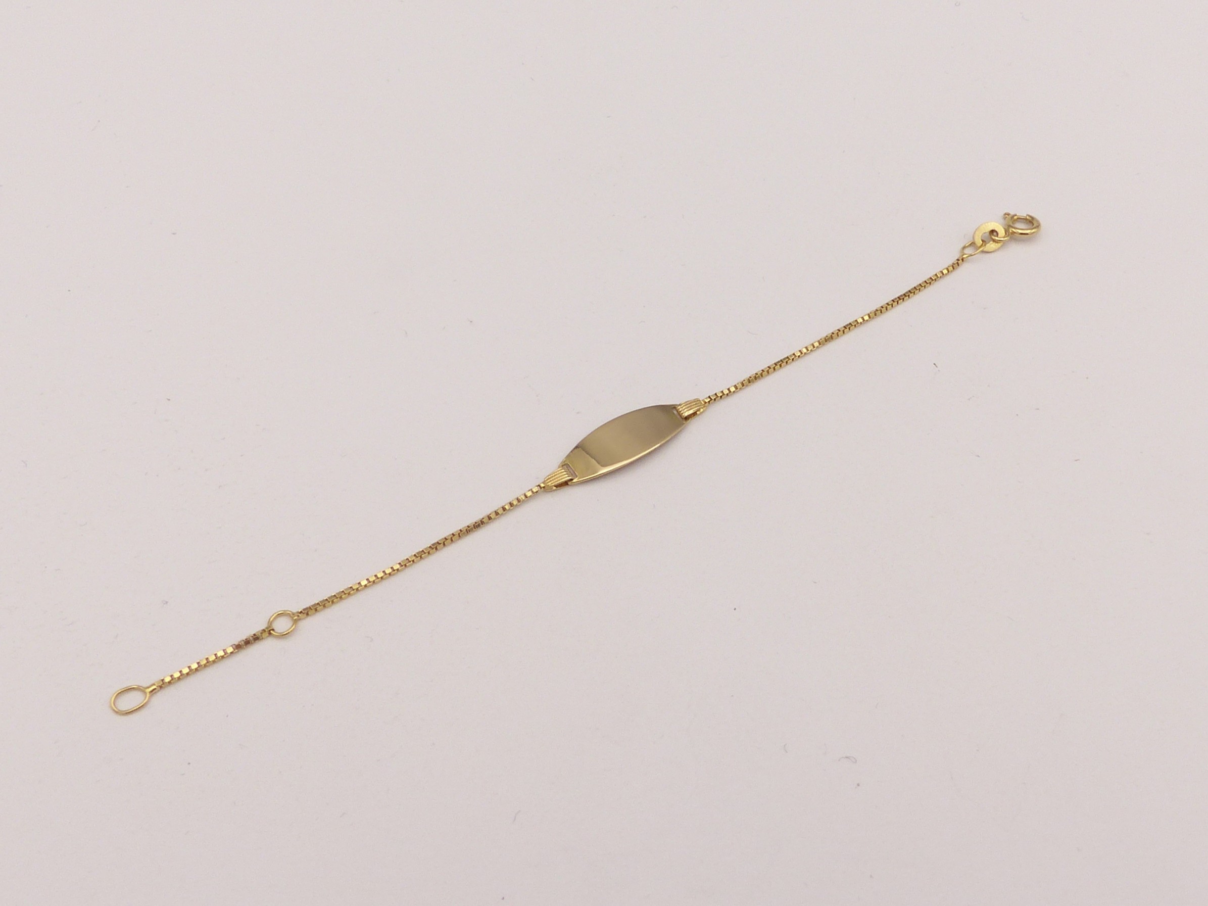 Zlatý dětský náramek 1,25g délka 11 a 13 cm