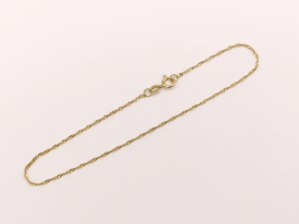Zlatý náramek 0,45g délka 19 cm