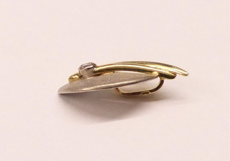 Zlatý přívěsek 1,47g s diamantem