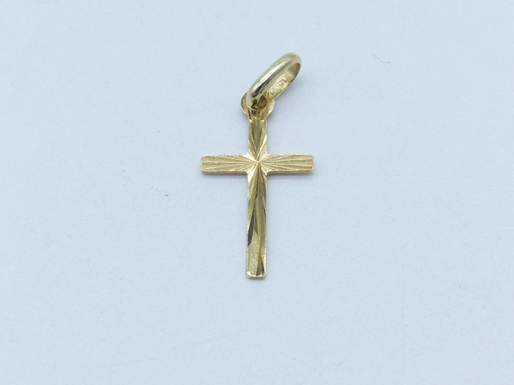 Zlatý přívěsek 0,25g křížek