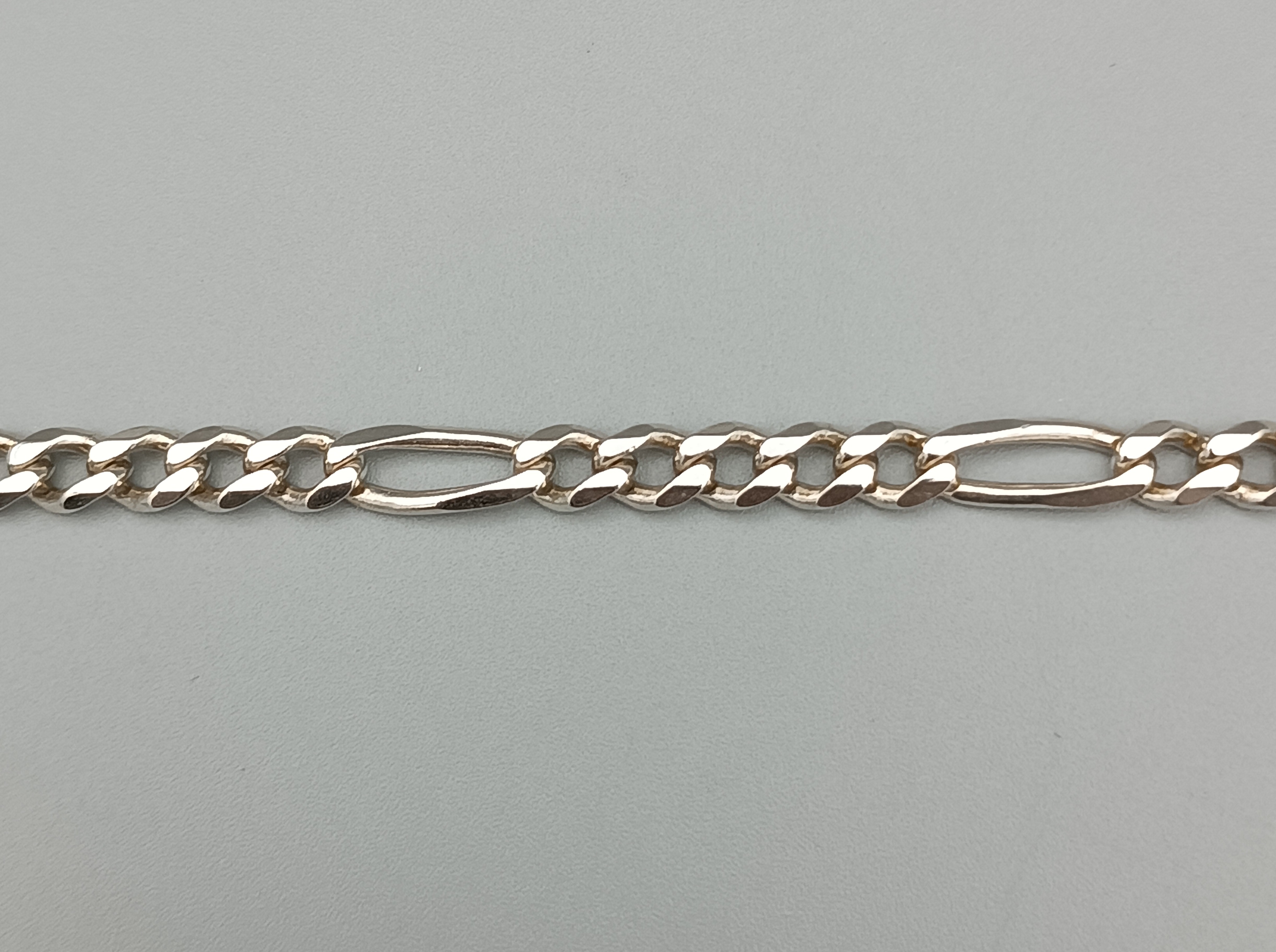 Stříbrný náramek 9,20g délka 20,5 cm