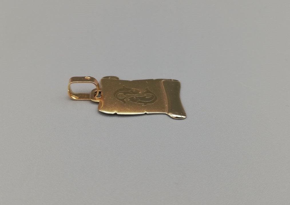 Zlatý přívěsek 0,75g Ryby