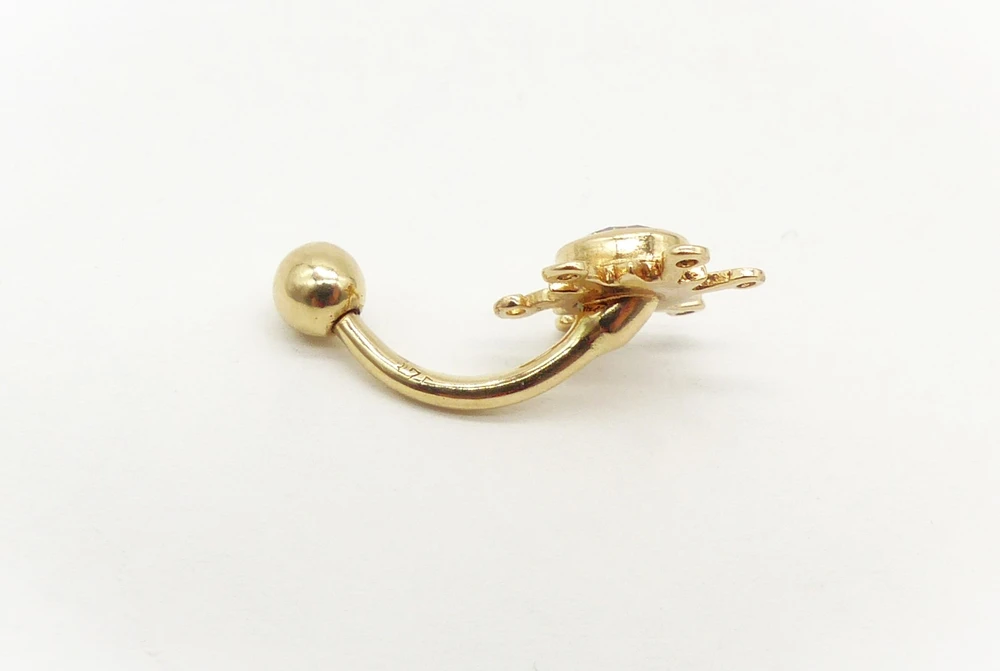 Zlatý piercing 1,70g, do pupíku