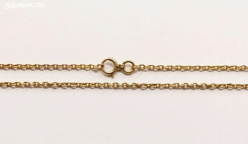 Zlatý řetěz 28,65g, délka 110cm