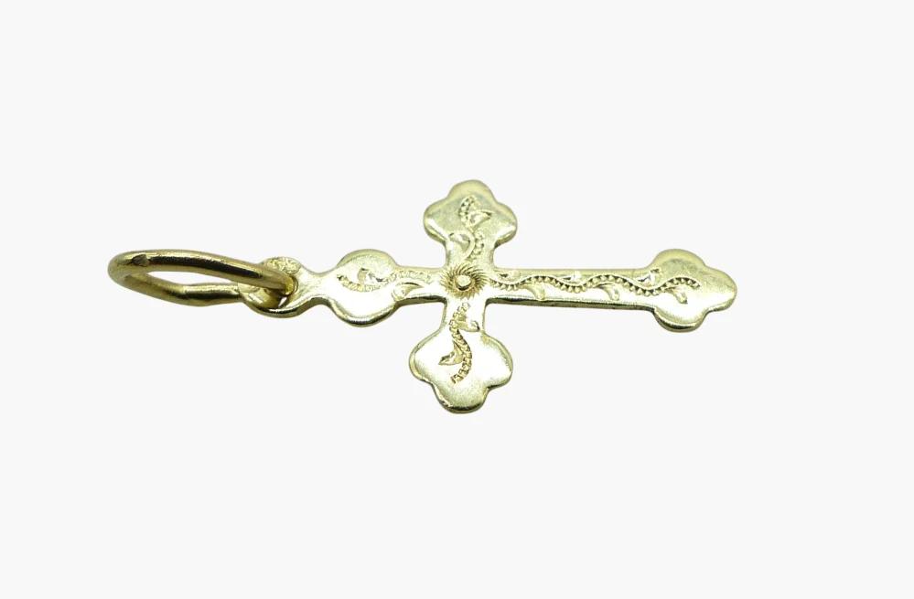 Zlatý přívěsek 0,35g, křížek