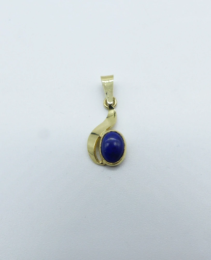 Zlatý přívěsek 1,00g lapis lazuli