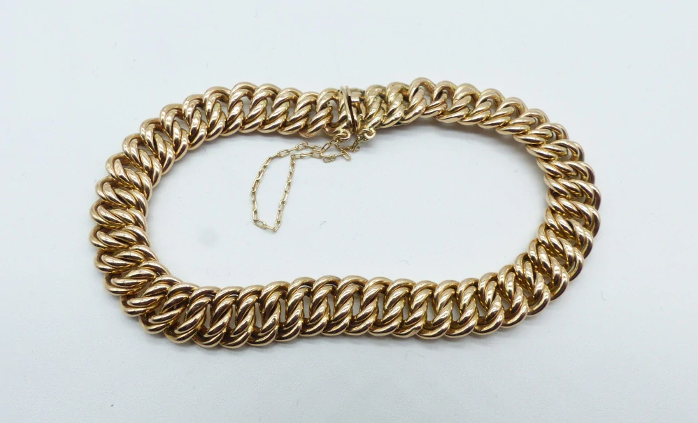 Zlatý náramek 16,55g délka asi 20 cm