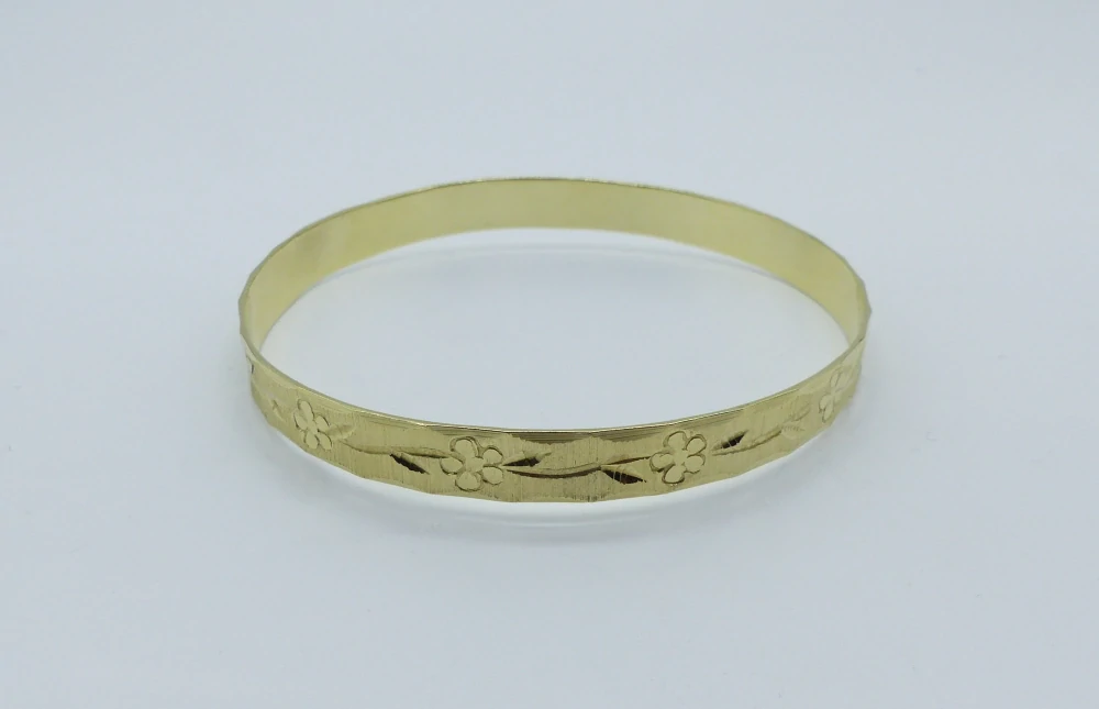 Zlatý náramek 14,40g průměr 6,5 cm