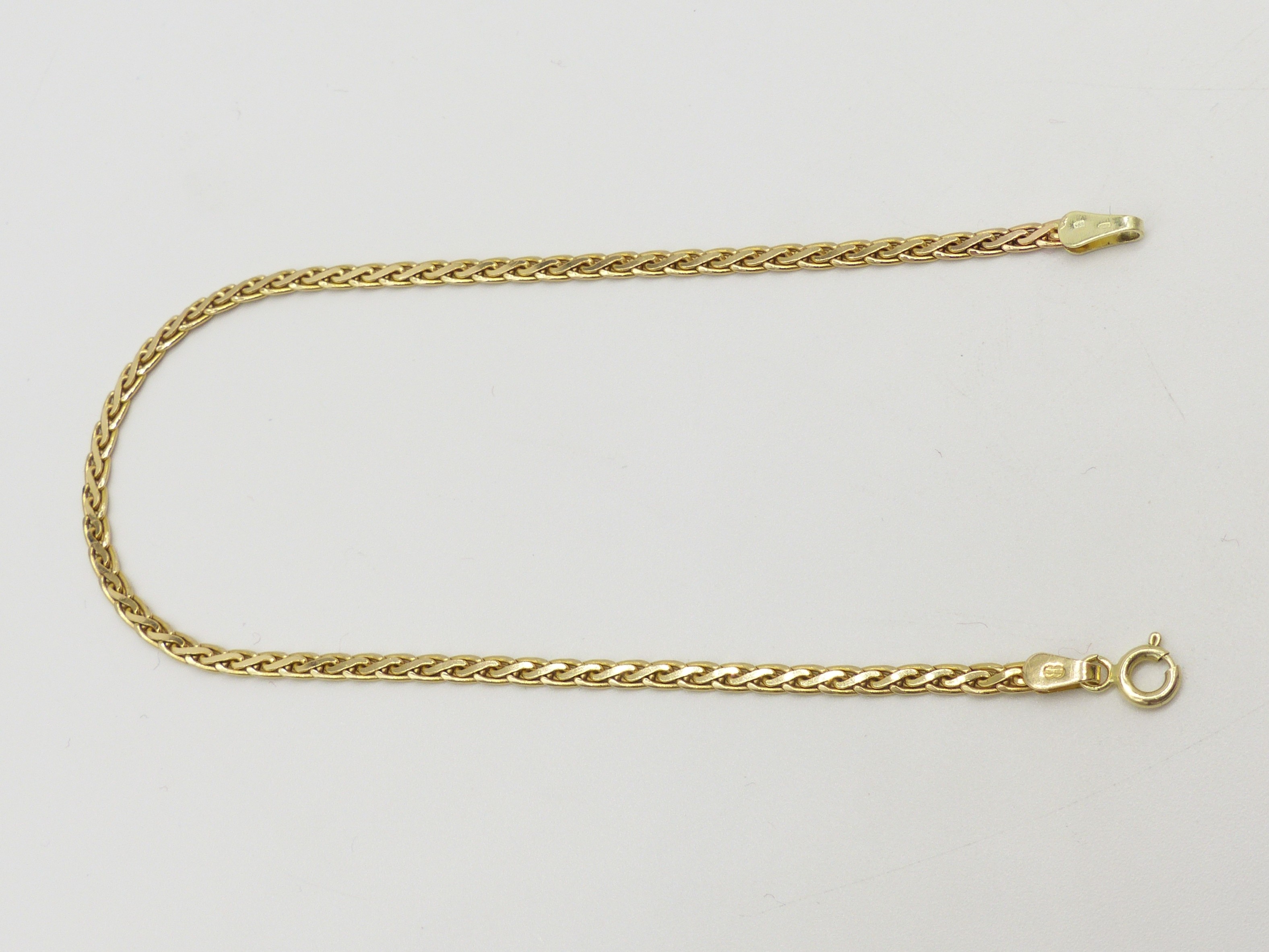 Zlatý náramek 4,30g délka 21 cm