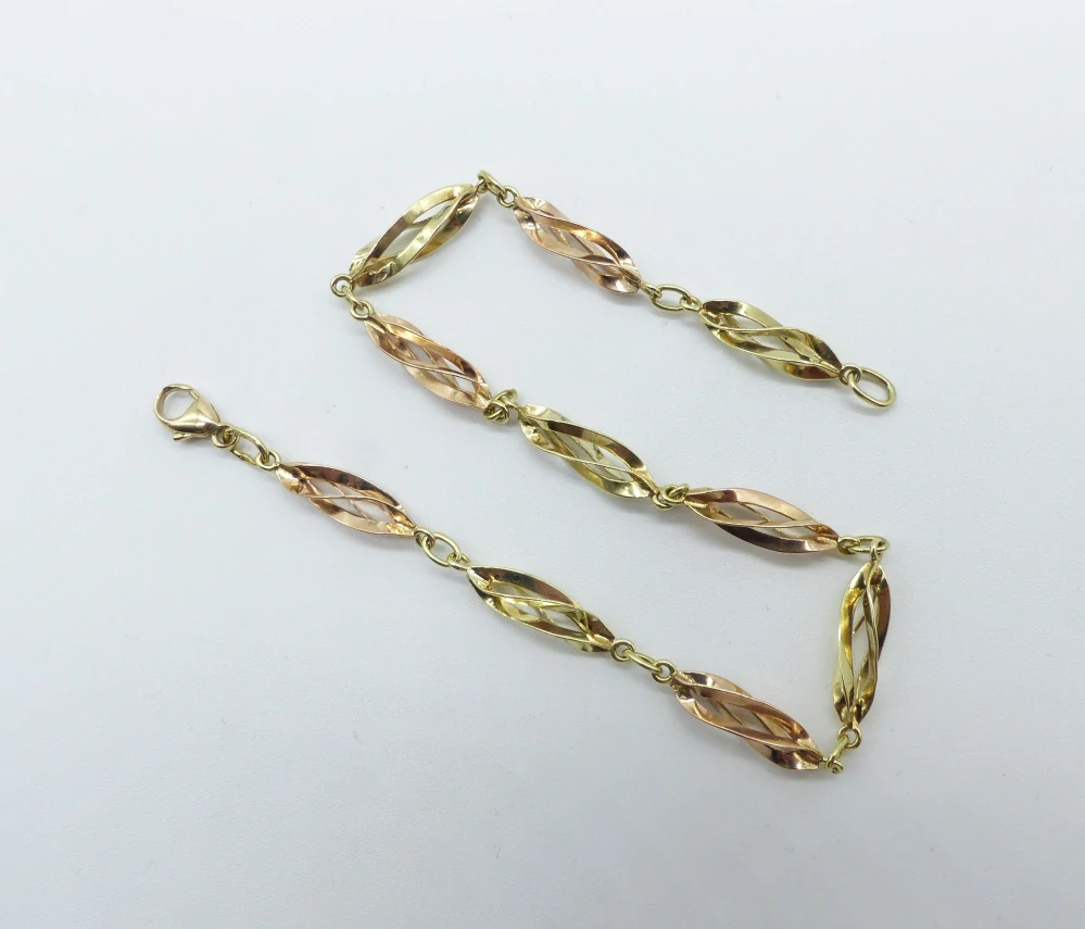 Zlatý náramek 4,60g délka 21,5 cm