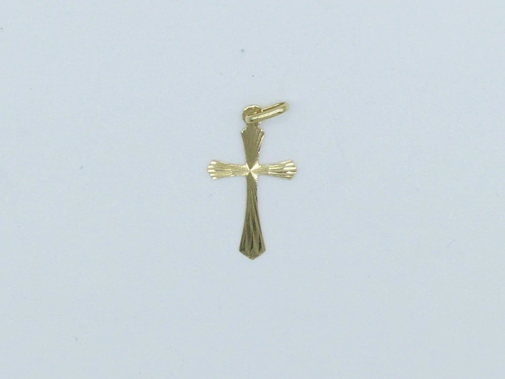 Zlatý přívěsek 0,30g, křížek
