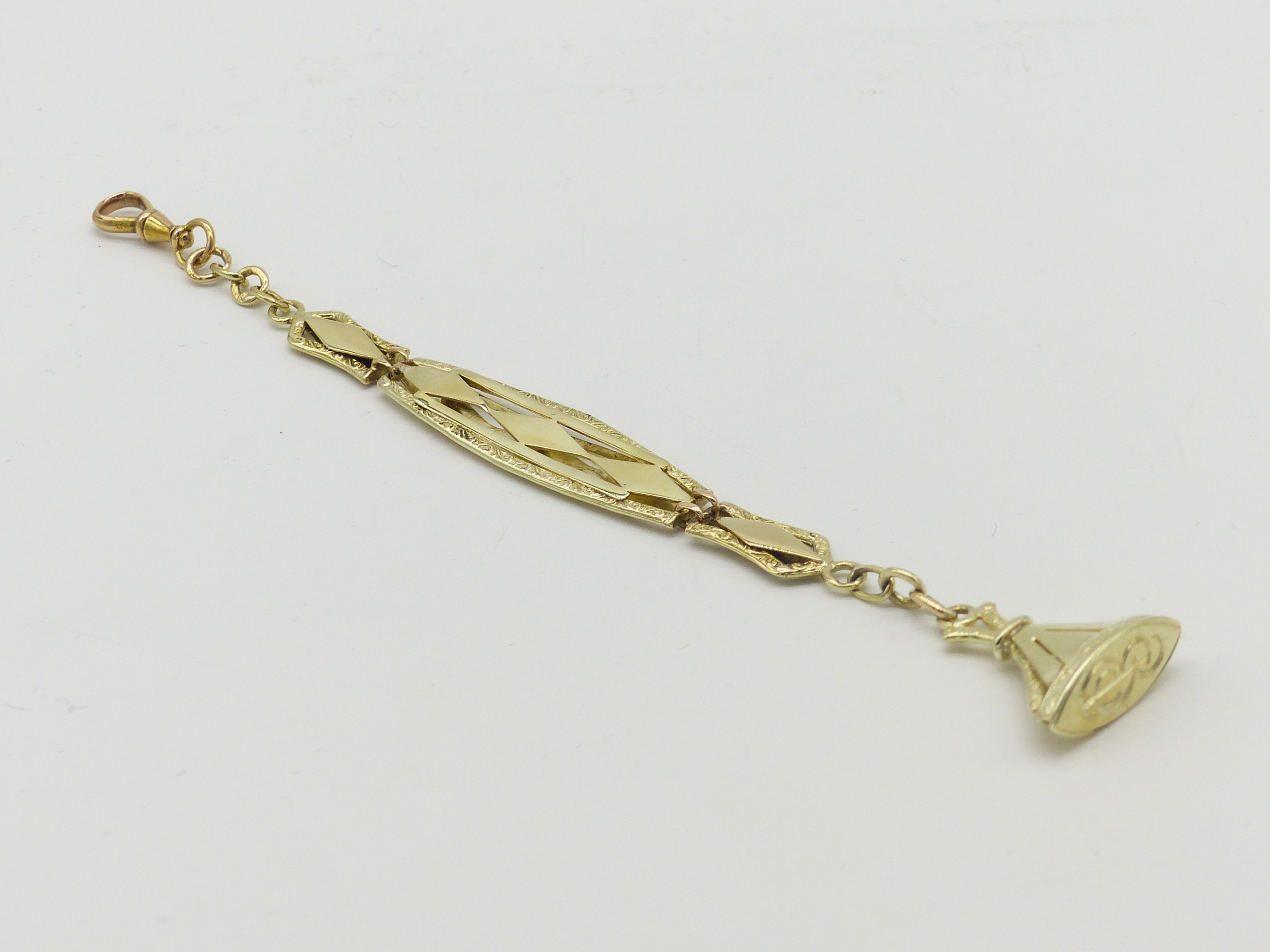 Zlatý šatlén 11,75g délka 14,5 cm
