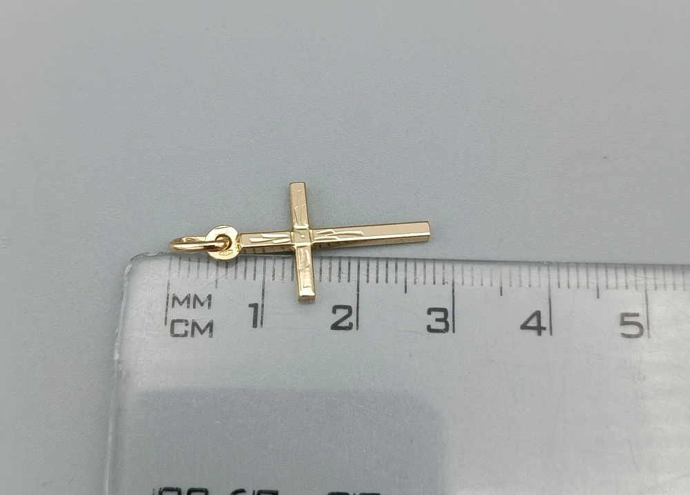 Zlatý přívěsek 1,45g, kříž