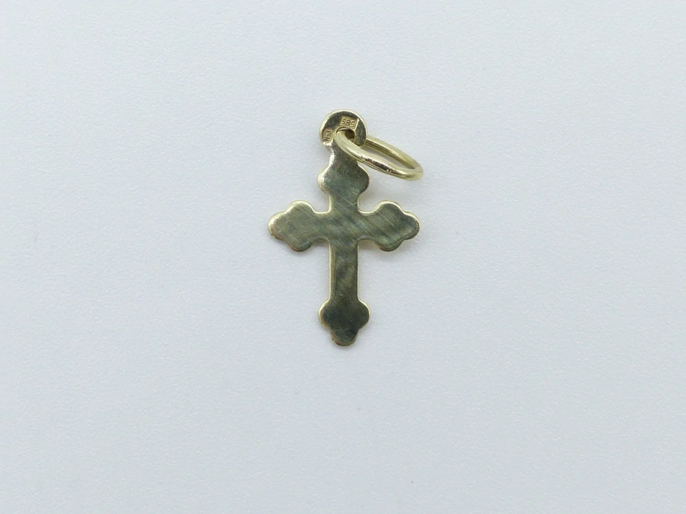 Zlatý přívěsek 0,45g kříž
