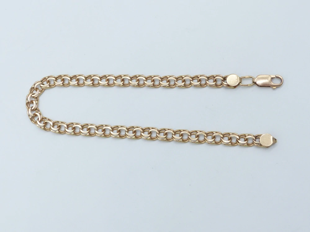 Zlatý náramek 11,25g délka 23,5 cm