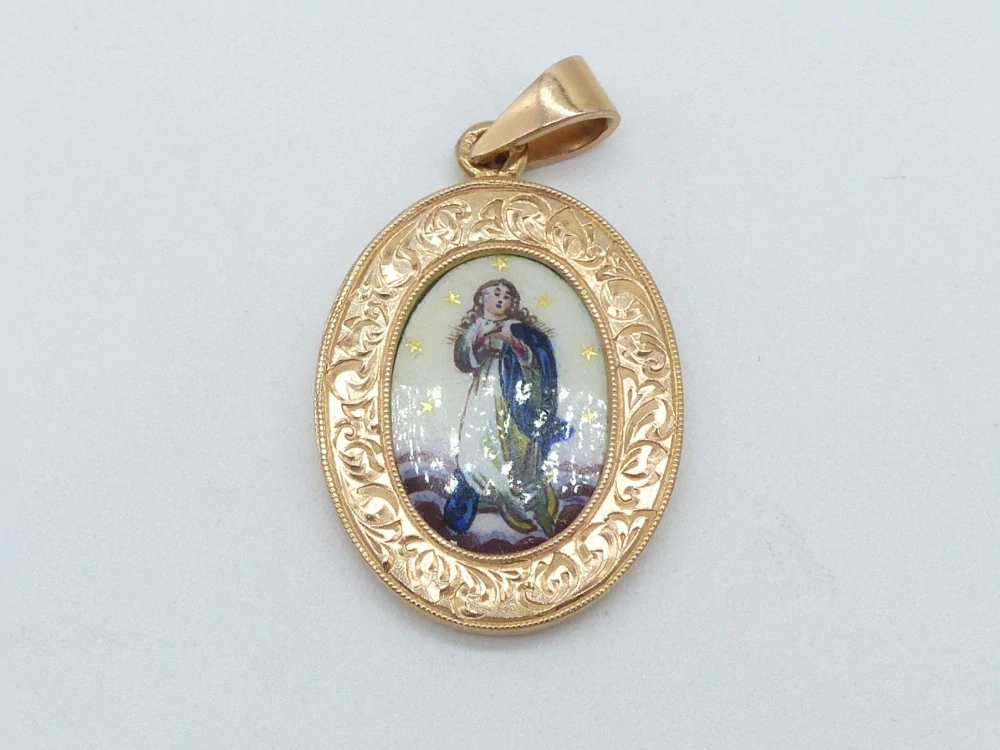 Zlatý přívěsek 5,40g madonka