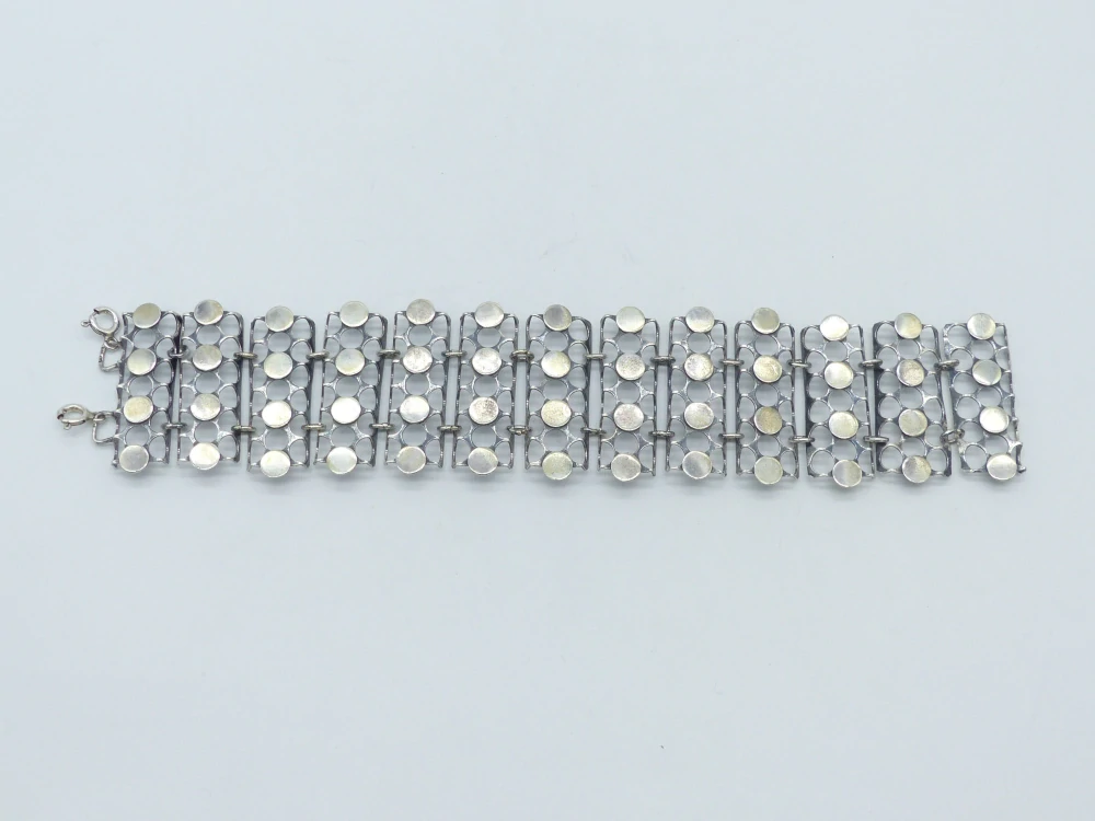 Stříbrný náramek 21g délka 18,5 cm