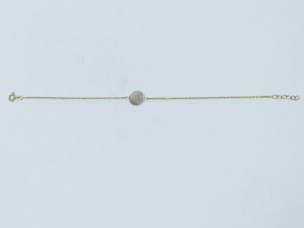Zlatý náramek 1,15g délka 17,5/19 cm