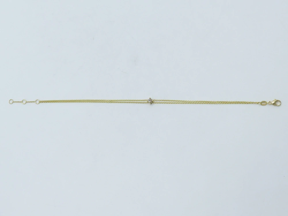 Zlatý náramek 1,25g délka 15,5/16,5/17,5 cm