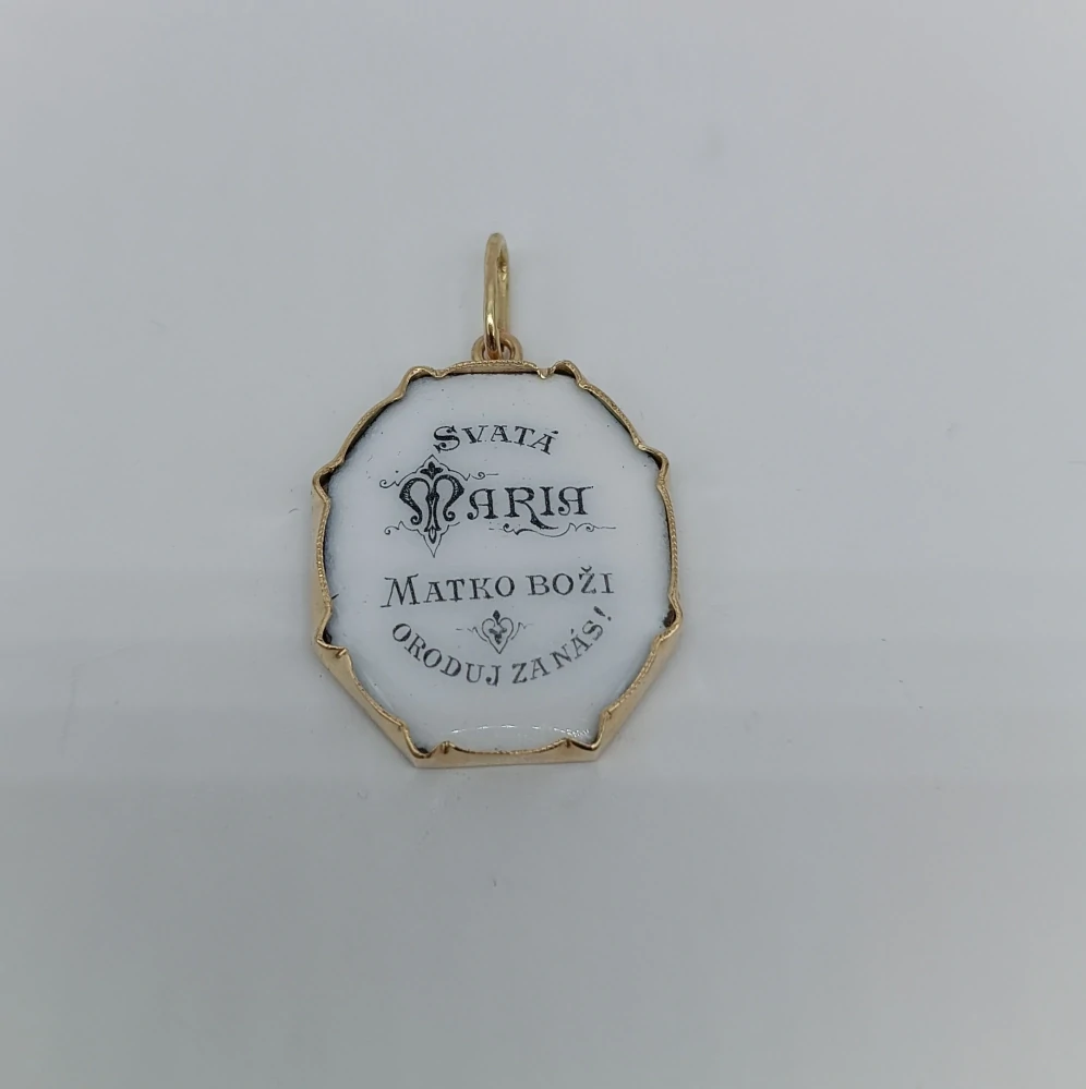 Zlatý přívěsek 6,15g madonka