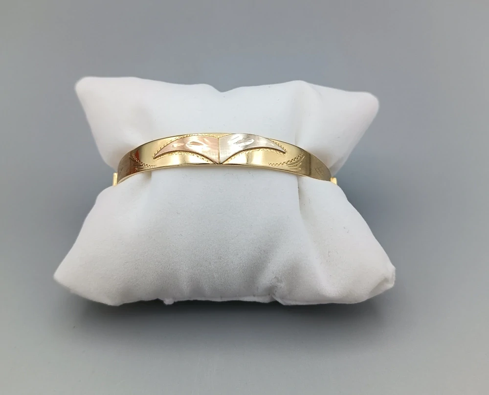 Zlatý náramek 9,95g, obvod cca 18 cm
