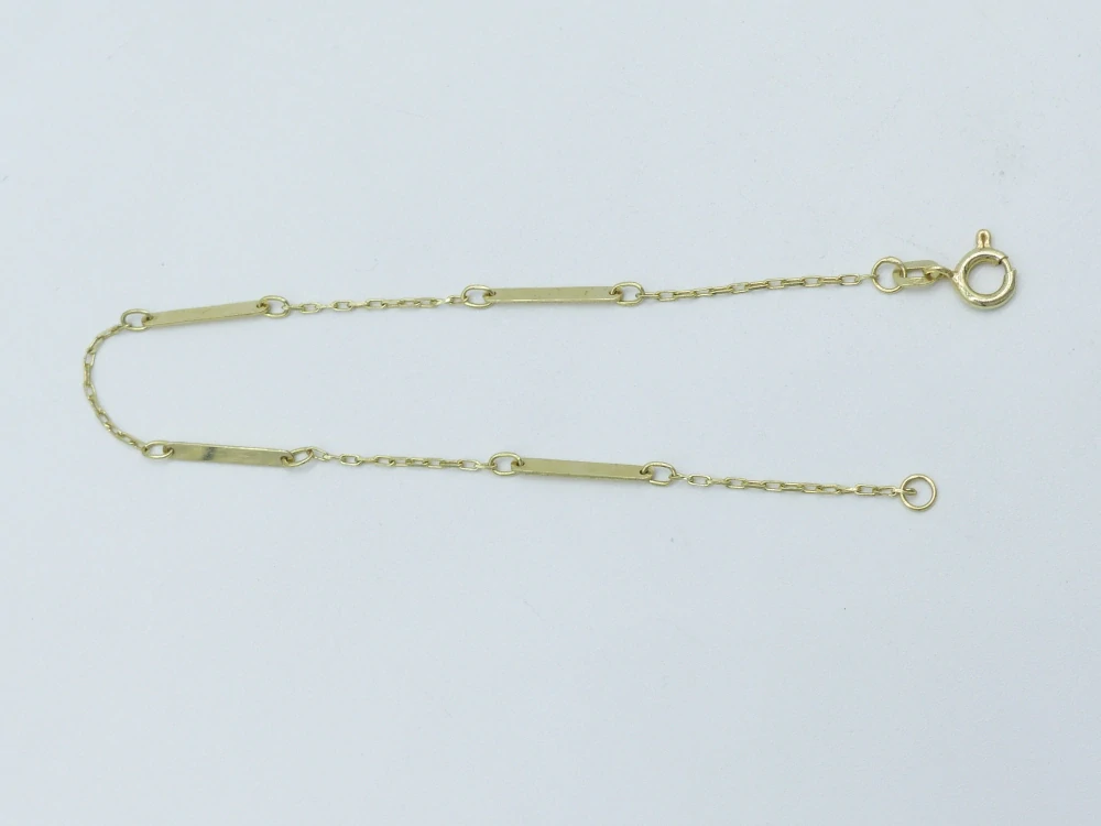 Zlatý náramek 1,45g délka 18,5 cm
