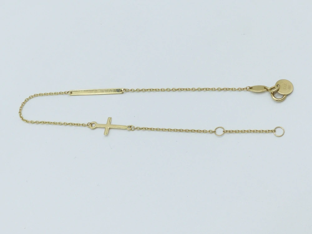 Zlatý náramek 1,20g délka 19 cm