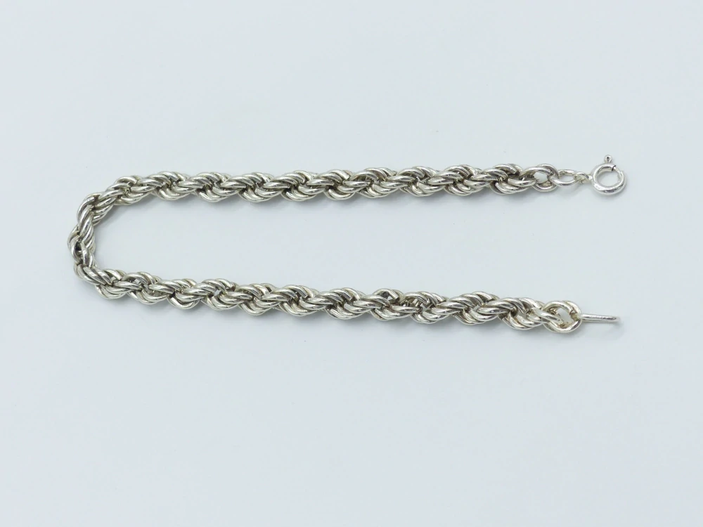 Stříbrný náramek 15g délka 20,5 cm
