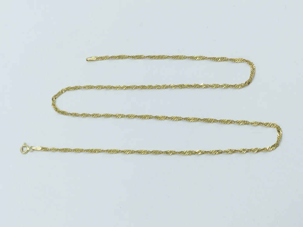Zlatý řetízek 3,10g délka 46 cm