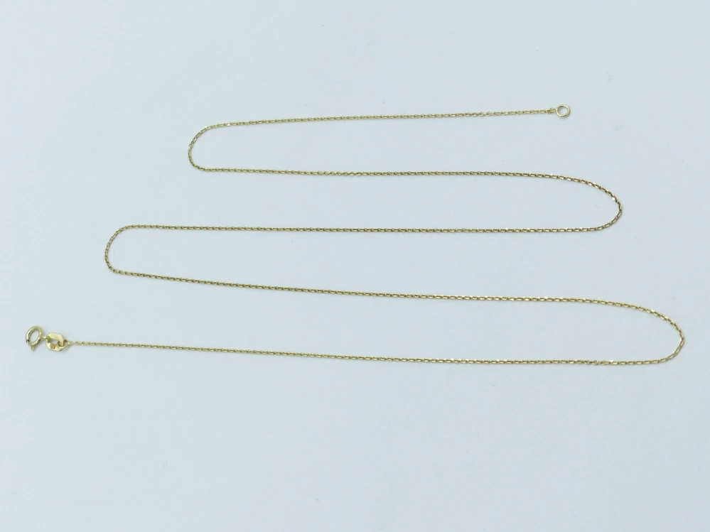 Zlatý řetízek 1,25g délka 55,5 cm