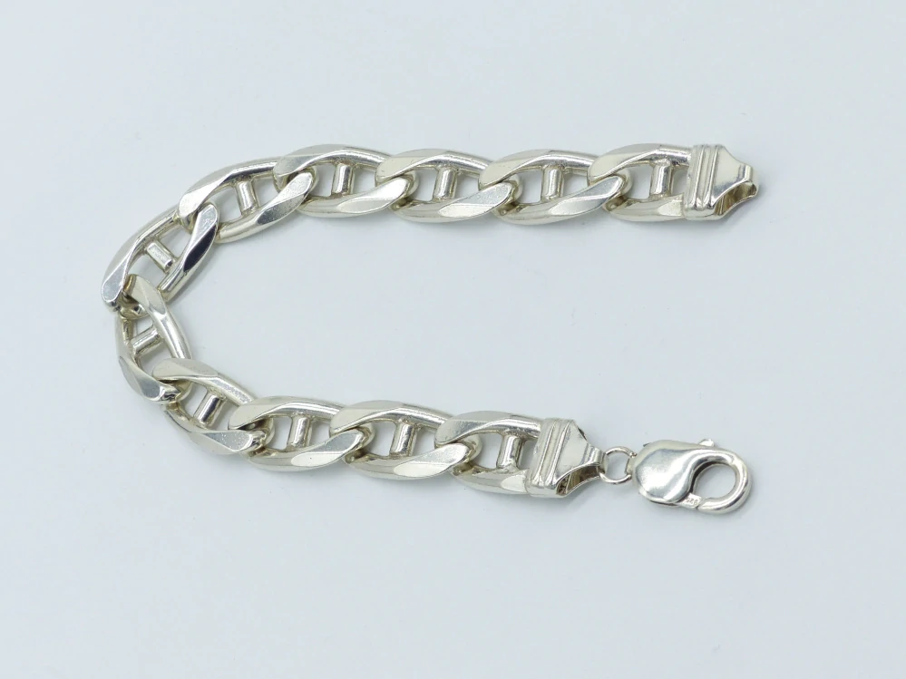 Stříbrný náramek 54g délka 22,5 cm