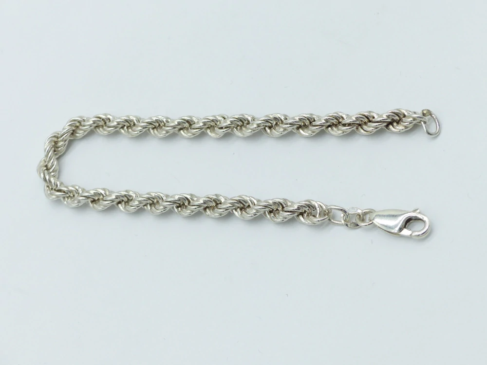 Stříbrný náramek 10g délka 20,5 cm