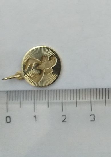 Zlatý přívěsek 1,80g Rak