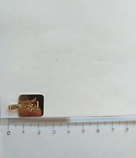 Zlatý přívěsek 2,20g Panna