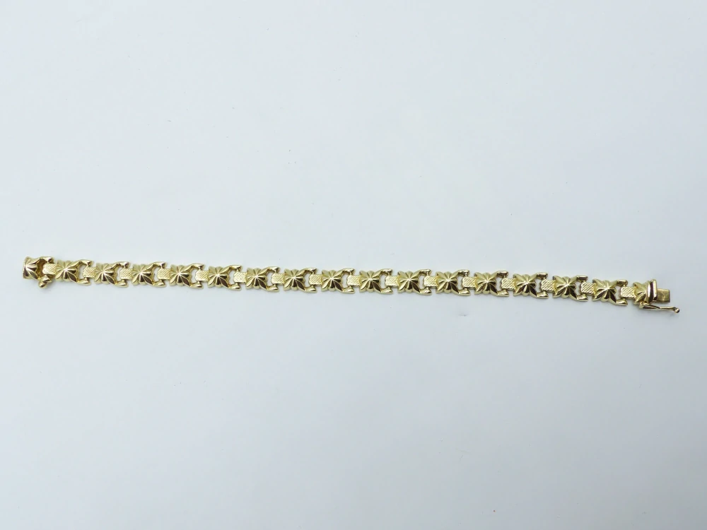 Zlatý náramek 12,05g délka 18,5 cm