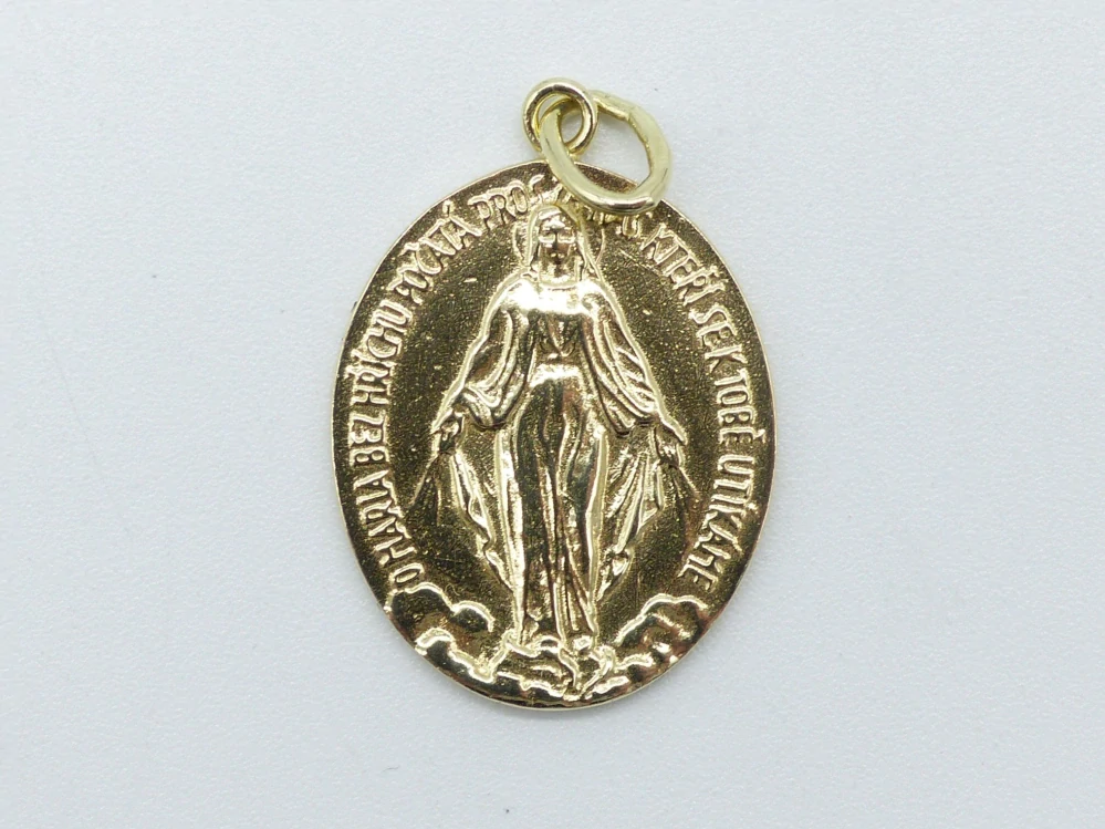 Zlatý přívěsek 3,25g madonka