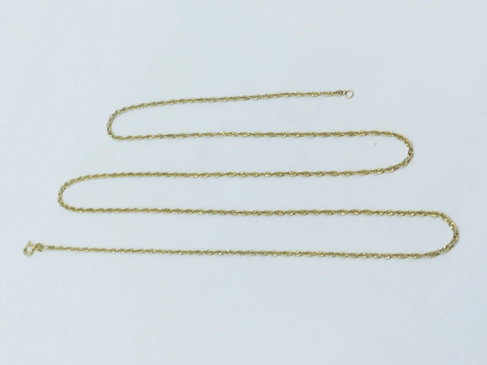 Zlatý řetízek 3,95g délka 69,5 cm