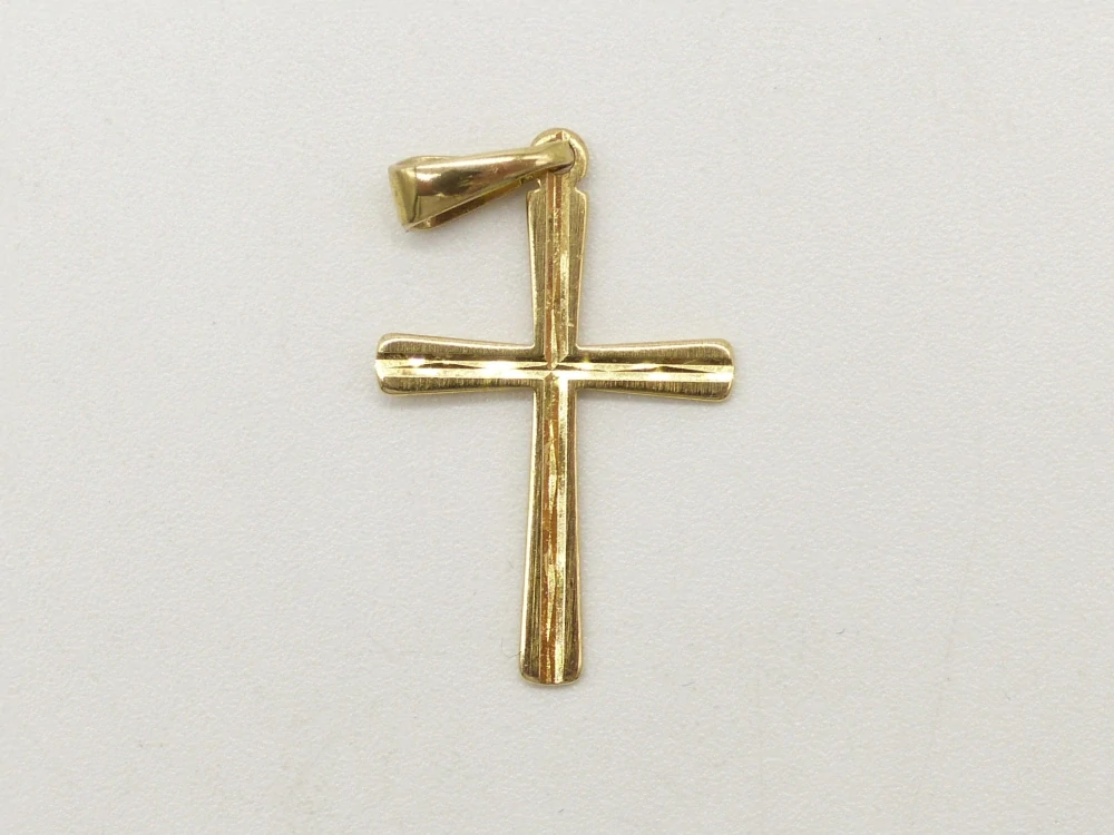 Zlatý přívěsek 0,45g křížek