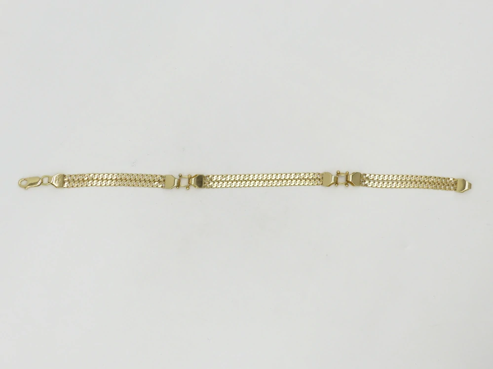 Zlatý náramek 9,00g délka 18,5 cm