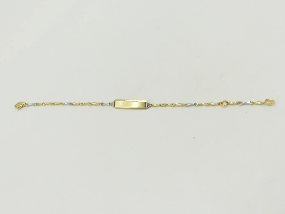 Zlatý náramek 2,65g délka 13,5-16 cm