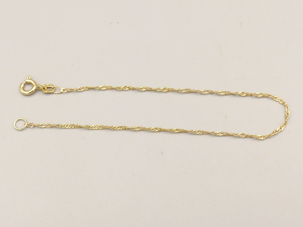 Zlatý náramek 0,70g délka 17,5 cm