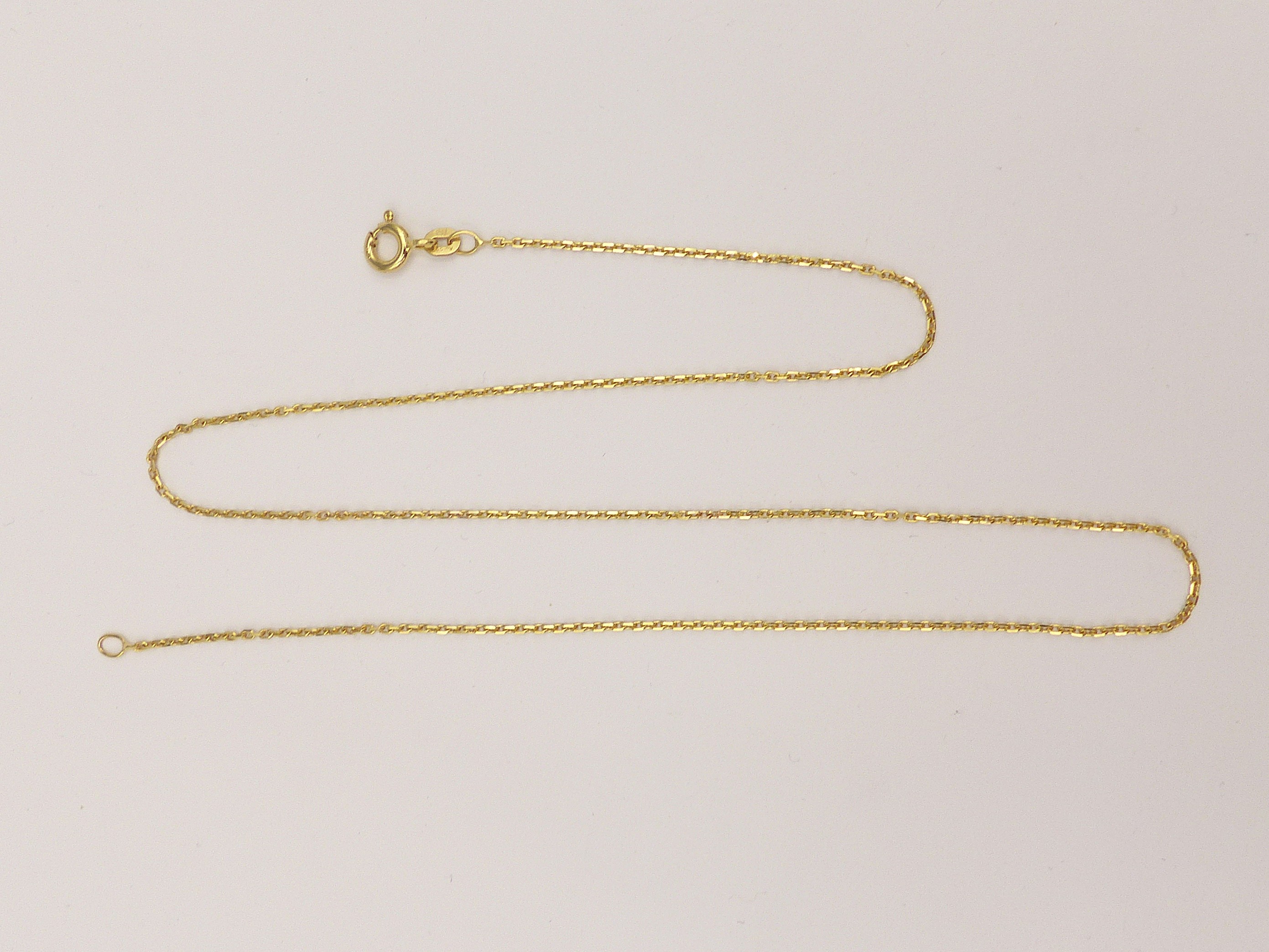 Zlatý řetízek 2,35g, délka 42,5cm