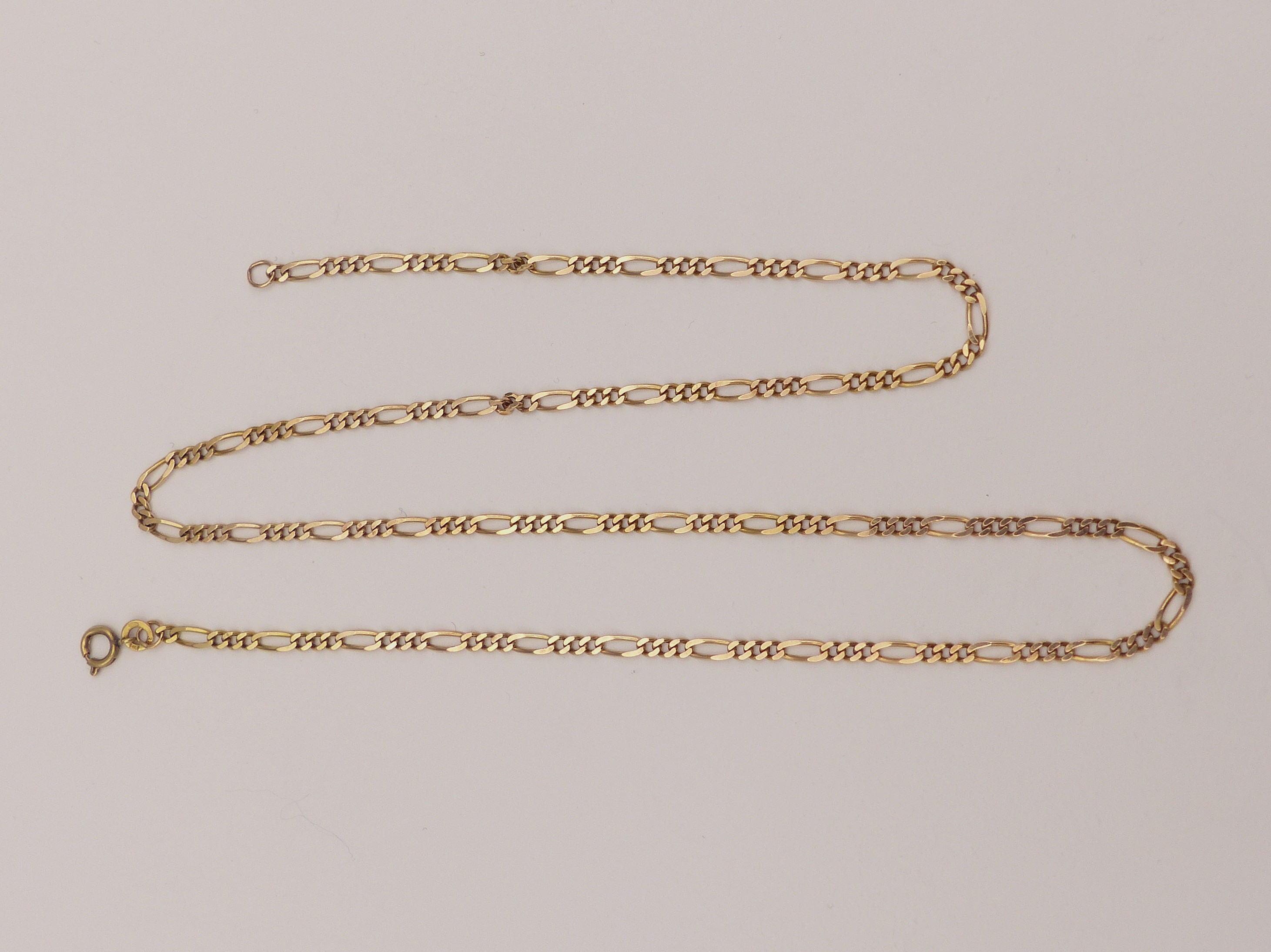 Zlatý řetízek 7,45g délka 54 cm